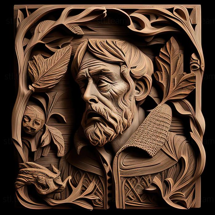 3D модель Король Лир Уильям Шекспир 1608 (STL)